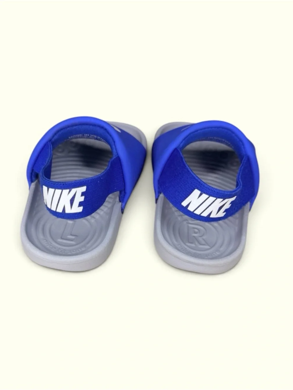 Nike Kawa Infant Slide Sandals Blue And Grey (4C)
